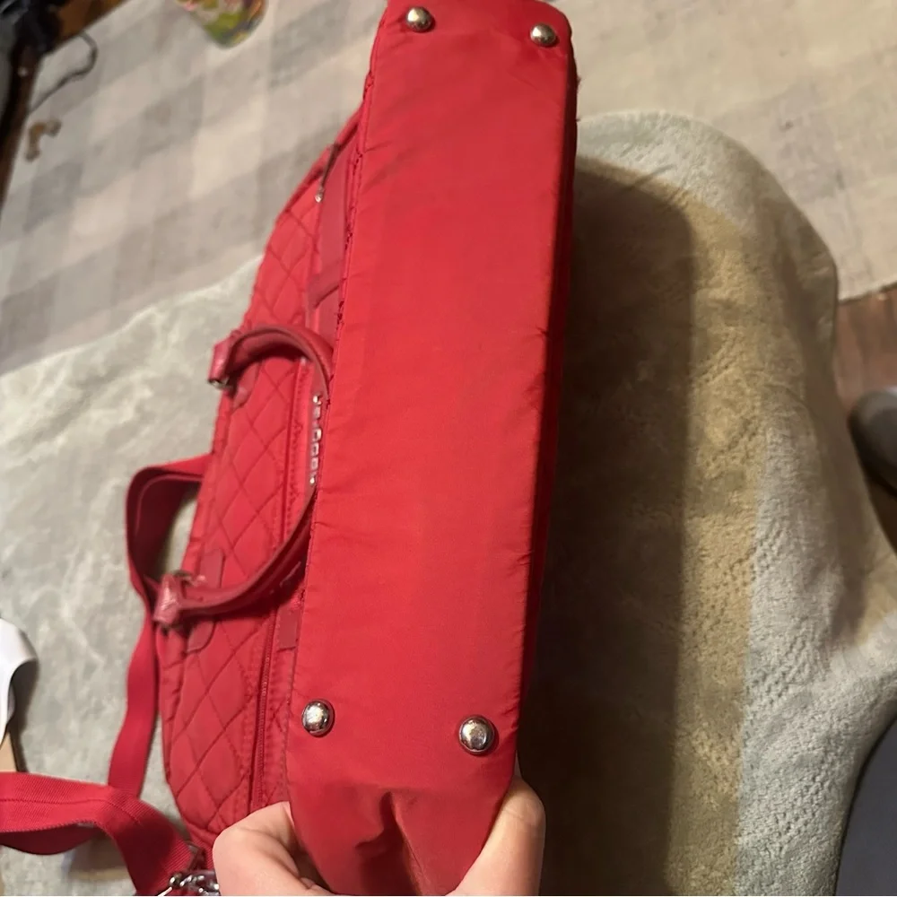 Hedgren Red Quilted‎ Women's Laptop Bag